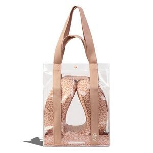 Slip Jet Setter Silk Leopard Print Travel Neck Pillow